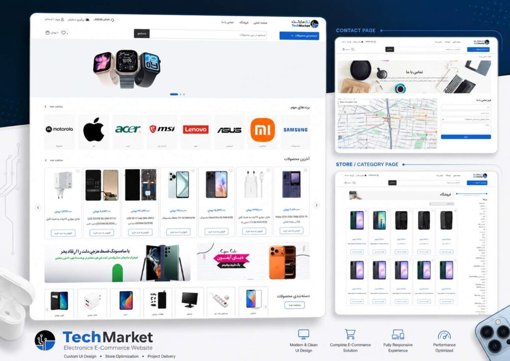 TechMarket – Electronics E-Commerce Website