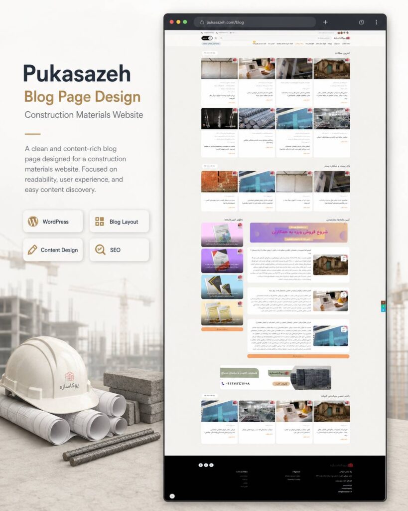 Pukasazeh Corporate Website